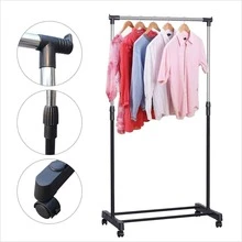 Clothes Drying Rack Storage Laundry Portable Dryer Hanger Clothes Coat Stand NEW - Black - View 2