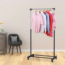 Clothes Drying Rack Storage Laundry Portable Dryer Hanger Clothes Coat Stand NEW - Black - View 10