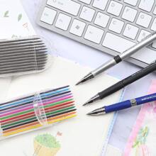 2.0mm自動銀鉛筆帶可更換黑色鉛筆芯套裝 - 銀色 - 查看 8