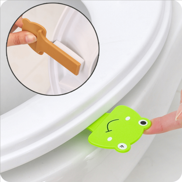 Toilet Lid Lifter Tool, Seal Sticker Seal Toilet Lid Cover Lifter For