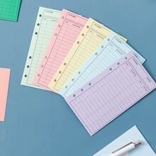 12入組用於預算現金信封、用於現金系統預算信封、用於儲蓄錢信封、帶預算表垂直佈局、12種顏色、卡片紙 - 彩色 - 查看 6