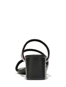 Sandalias de tacón para mujer - Negro - Ver 6