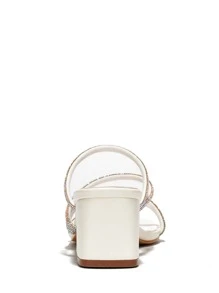 Sandalias de tacón para mujer - Blanco - Ver 6