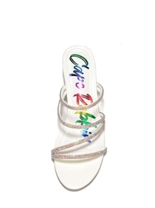Sandalias de tacón para mujer - Blanco - Ver 4