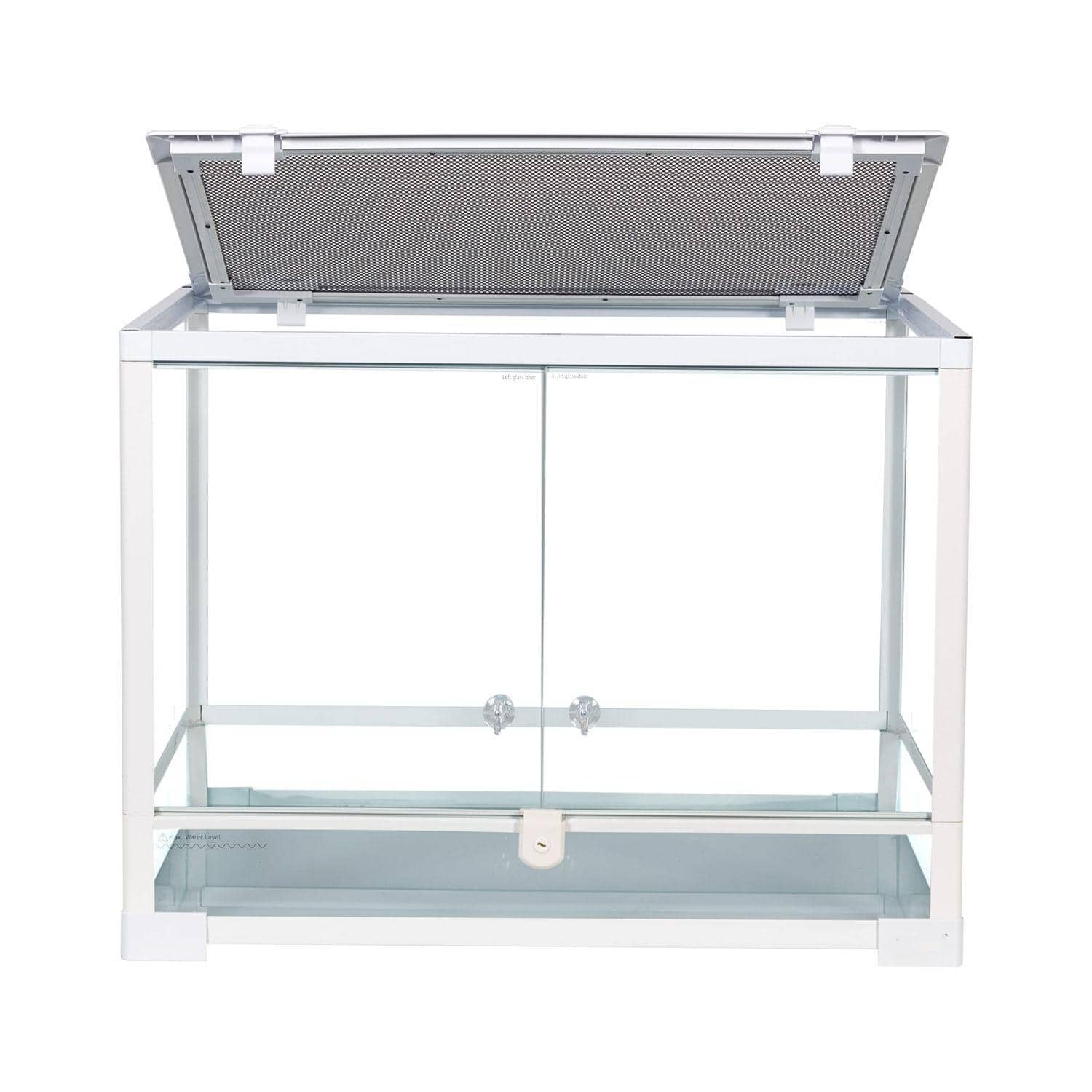 30 Gallon Reptile Tank, 24" x 18" x 18" Front Opening Reptile Terrarium