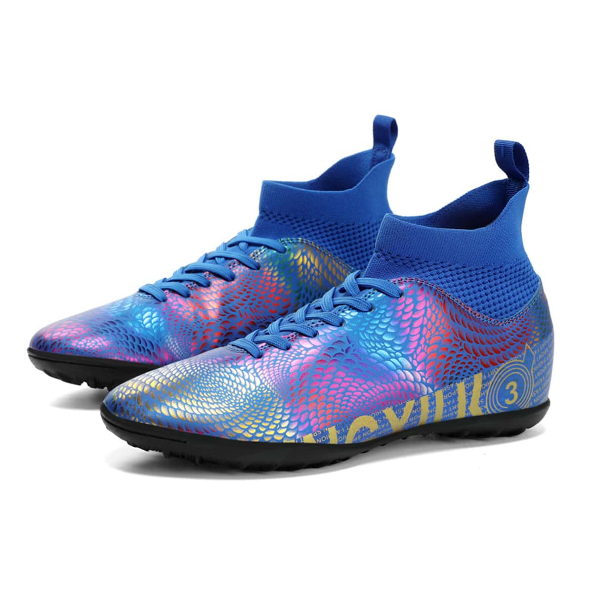 Teenagers' Wear-Resistant Rubber Sole Short Football Training Shoes Ronaldo  Cleats