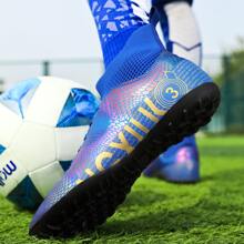 Teenagers' Wear-Resistant Rubber Sole Short Football Training Shoes Ronaldo  Cleats