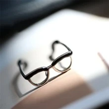 A套裝的方晶鋯石心女性環 - 銀色 - 查看 4