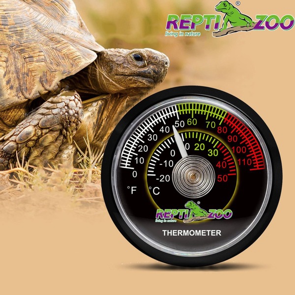 1 PC Reptile Terrarium Thermometer, Dial Gauges Pet Rearing Box