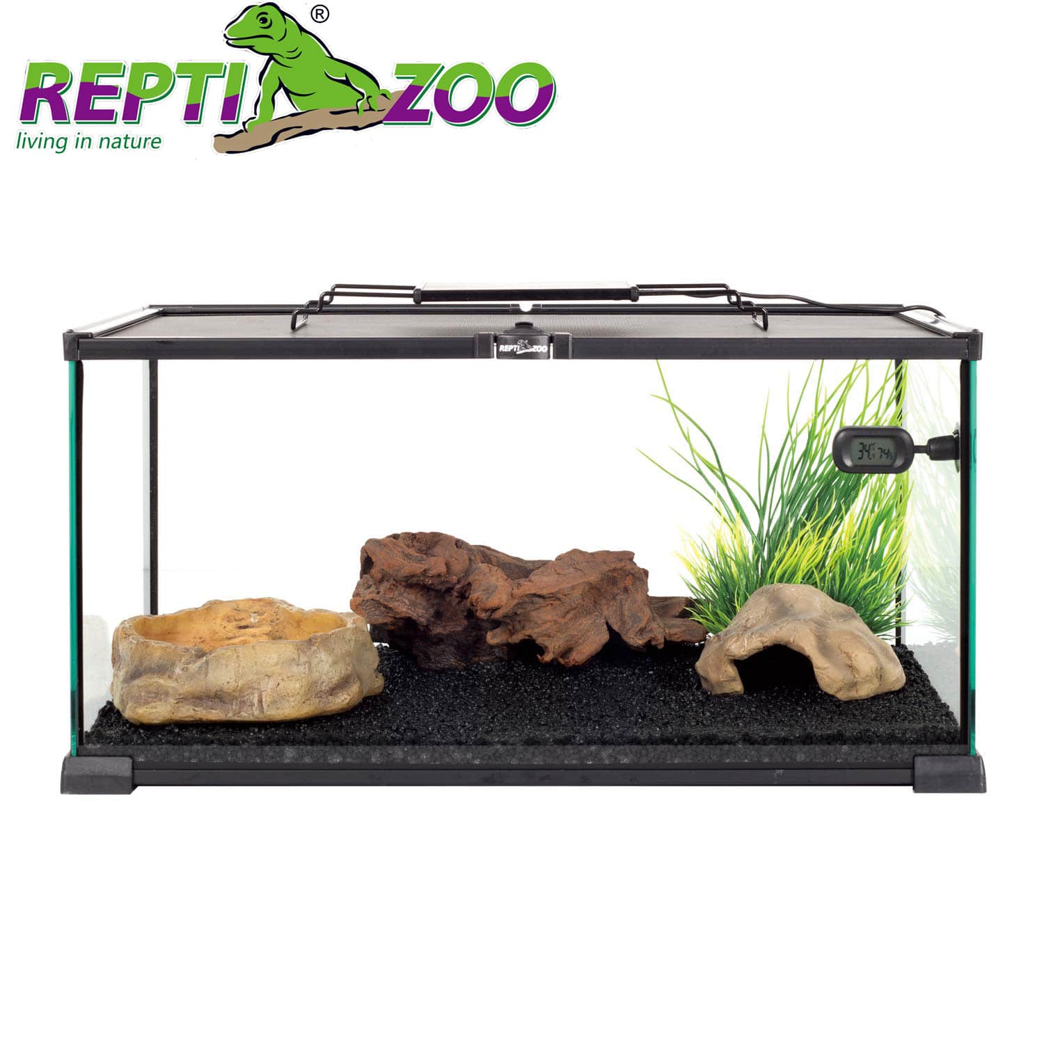1 PC Reptile Water Bowl Terrarium Water Dish Food Feeding Bowl for Reptile Amphibian Pets Large(11"x 8"x 2.4") - Yellow - View 1