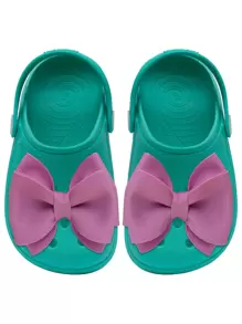 Pópidí Kids Flat Sandals - màu xanh lá - Xem 2