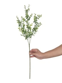 1入組人造桉樹長莖在花瓶適用於家庭,餐廳,客廳和臥室完美適合婚禮,DIY製作,生日派對和秋季季節 - 綠色 - 查看 4