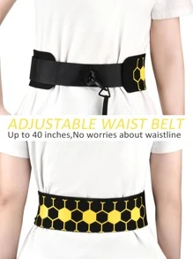 2pcs/set Soccer Training Equipment Bag And Training Strap - Black - View 3