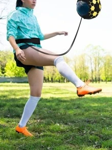 2pcs/set Soccer Training Equipment Bag And Training Strap - Black - View 6