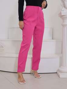 Women Pants - Màu Hồng  San hô - Xem 4