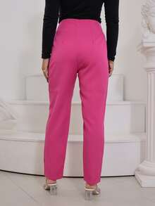 Women Pants - Màu Hồng  San hô - Xem 5