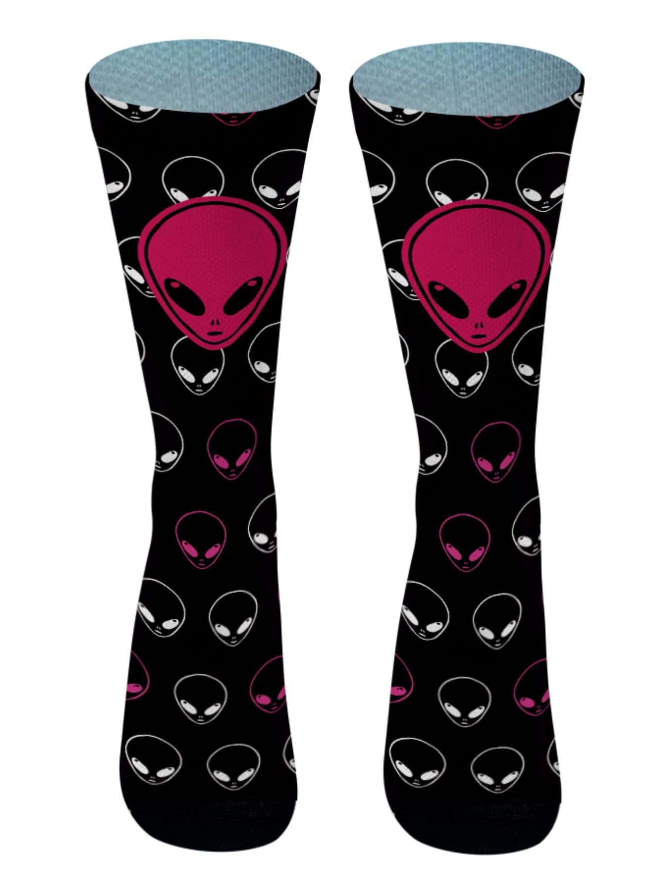 Men Crew Socks - 黑色 - 查看 1