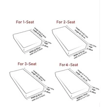 1pc Starbuck Orange Sofa Cover - Orange - View 2