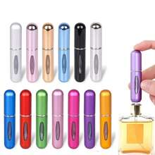 1pc Random Color Refillable 5ml Portable Mini Perfume Spray Bottle