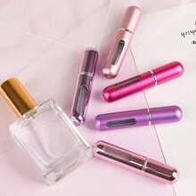 1pc Random Color Refillable 5ml Portable Mini Perfume Spray Bottle