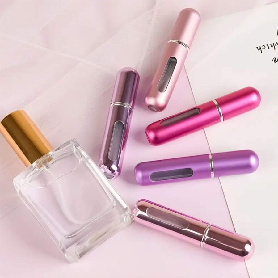 1pc Random Color Refillable 5ml Portable Mini Perfume Spray Bottle SHEIN USA