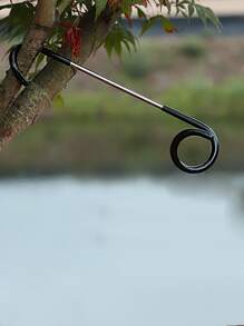 1入組戶外多功能野營帳篷燈鉤,加厚野營燈支架,雙尾巴S形便攜懸掛支架 - 黑色 - 查看 1