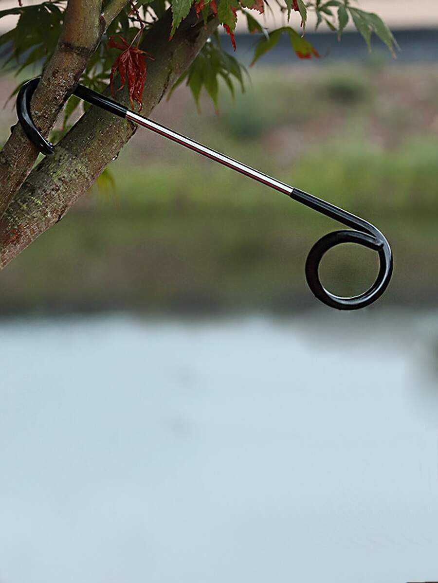 1入組戶外多功能野營帳篷燈鉤,加厚野營燈支架,雙尾巴S形便攜懸掛支架 - 黑色 - 查看 1