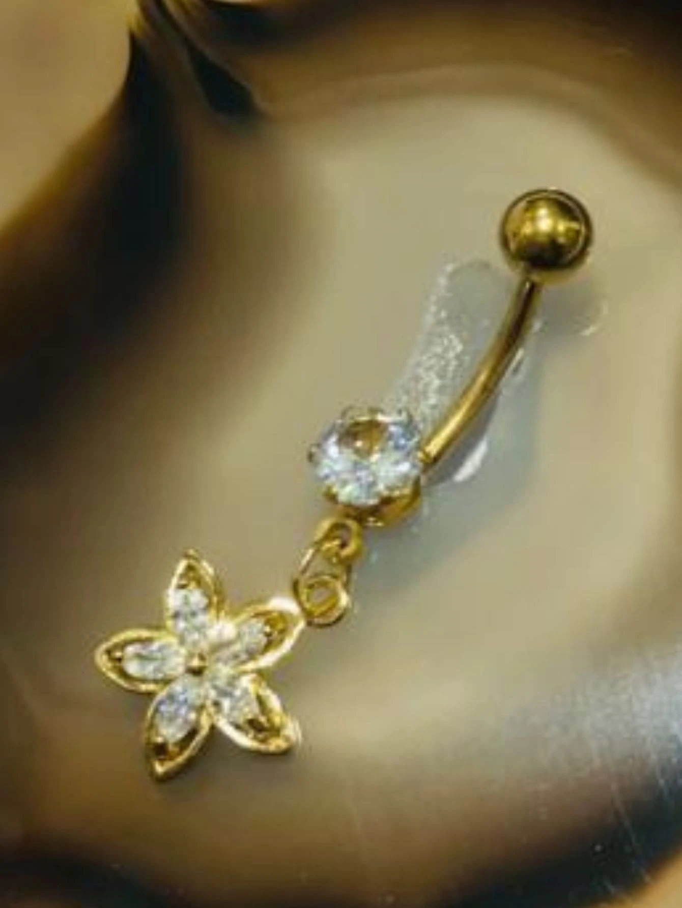 Belly Ring - 金黃色 - 查看 1