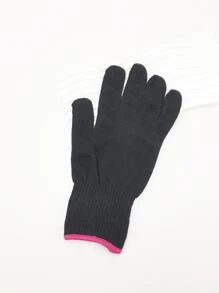 1 Miếng Thiết kế Kiểu tóc Chống nóng Găng tay - Màu Hồng Tươi - Xem 1