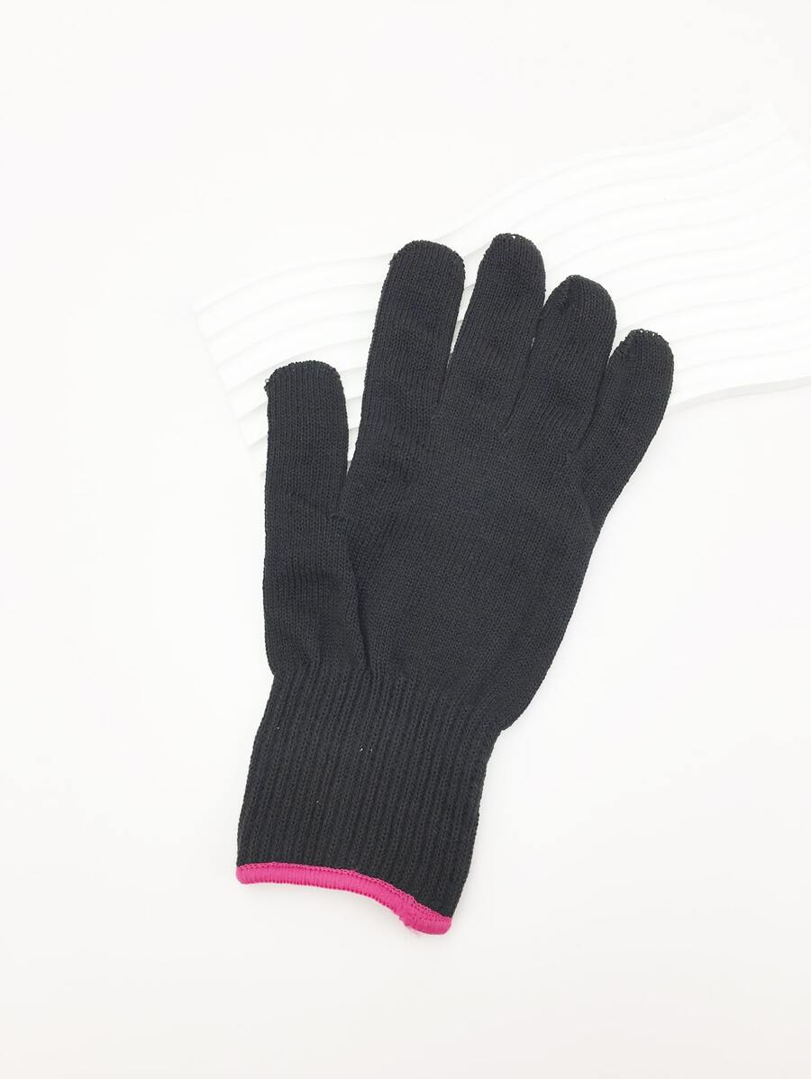 1 Miếng Thiết kế Kiểu tóc Chống nóng Găng tay - Màu Hồng Tươi - Xem 1