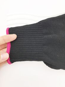 1 Miếng Thiết kế Kiểu tóc Chống nóng Găng tay - Màu Hồng Tươi - Xem 2