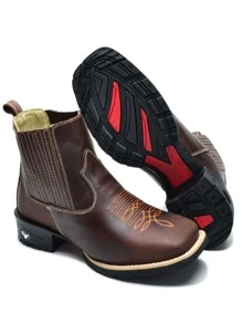 Men Boots - 鏽棕色 - 查看 2