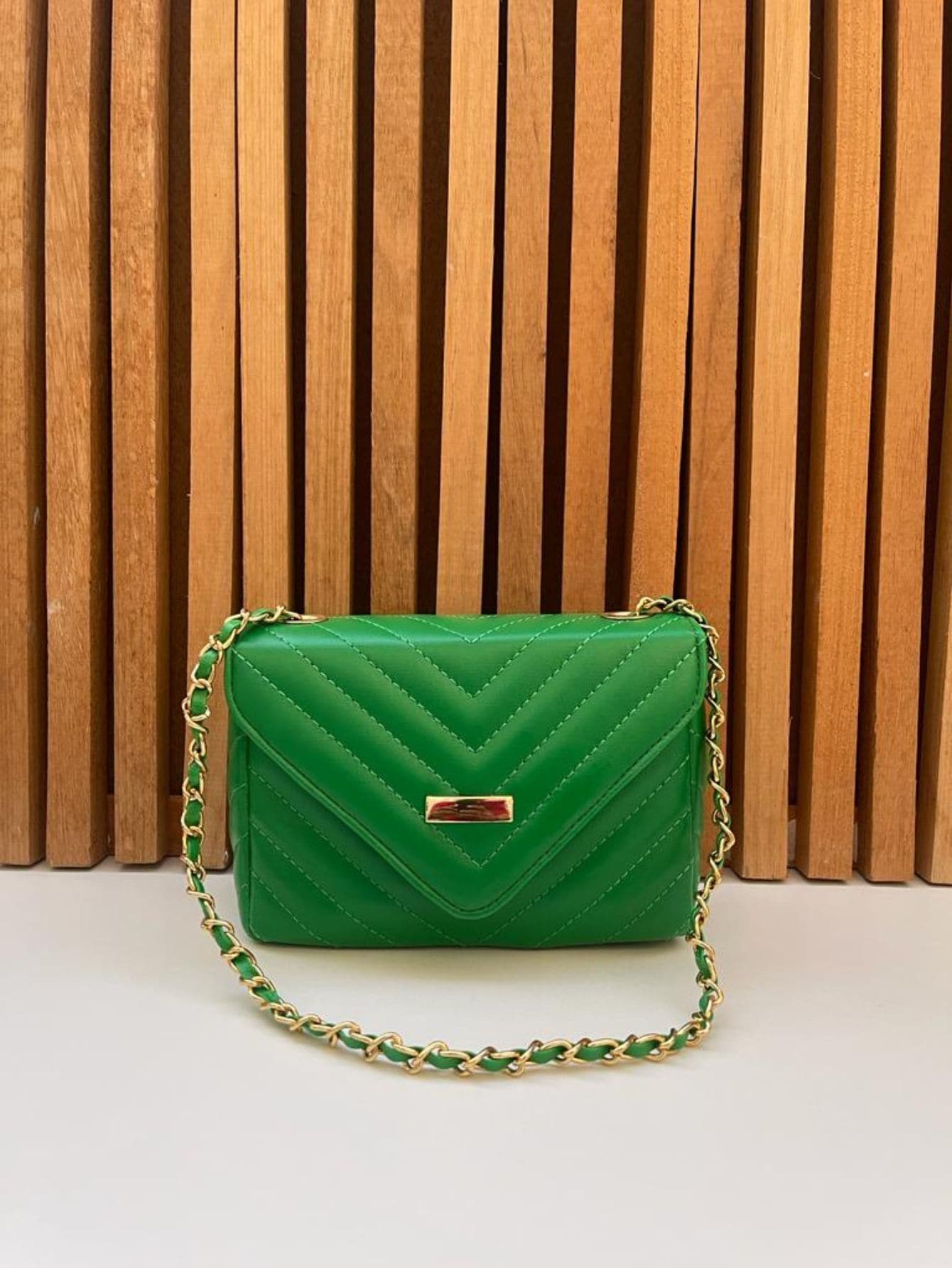 Women Shoulder Bags - 軍綠色 - 查看 1