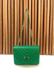 Women Shoulder Bags - 軍綠色 - 查看 2
