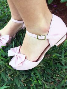 Little toe Kids Heeled Sandals - Rusty Rose - View 1