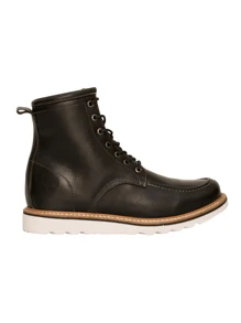 Ranclafe Men Boots - 黑與白 - 查看 1