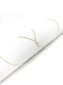 1pc Women's Fashionable Layered Waist Chain, Perfect For Summer Beach Party And Festival Gift