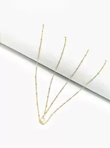 1pc Women's Fashionable Layered Waist Chain, Perfect For Summer Beach Party And Festival Gift