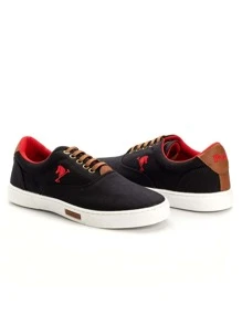 Men Sneakers - 黑色 - 查看 2