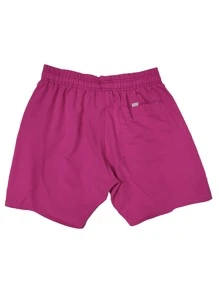Men Shorts - Rose Red - View 2
