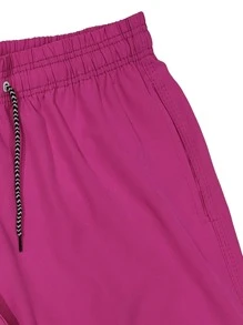 Men Shorts - Rose Red - View 3