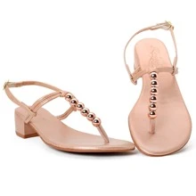 Women Heeled Sandals - Đồng - Xem 1