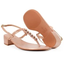 Women Heeled Sandals - Đồng - Xem 3