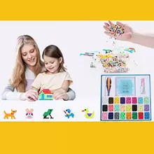 1set Kids' Water Mist Beads Magic Water Sticky Beads Toy - Multicolor - View 3