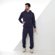 Men Sweatshirts - 藏蓝色 - 查看 1