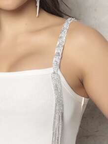 Women Tank Tops & Camis - 白色 - 查看 3
