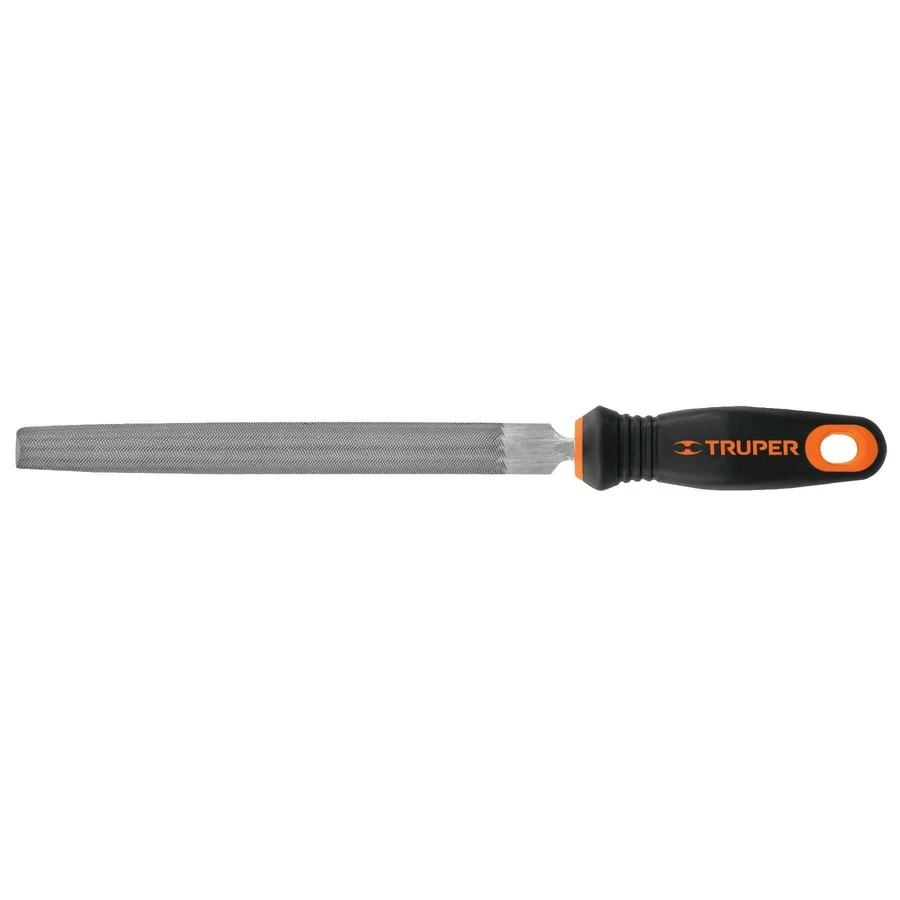 Lima media caña bastarda 8" mango doble inyeccion truper lmcb-8t 15318 - A - Ver 1