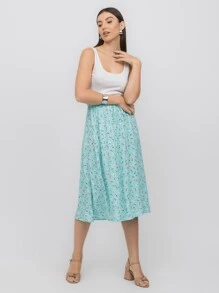 Women Skirts - Màu xanh nhạt - Xem 1
