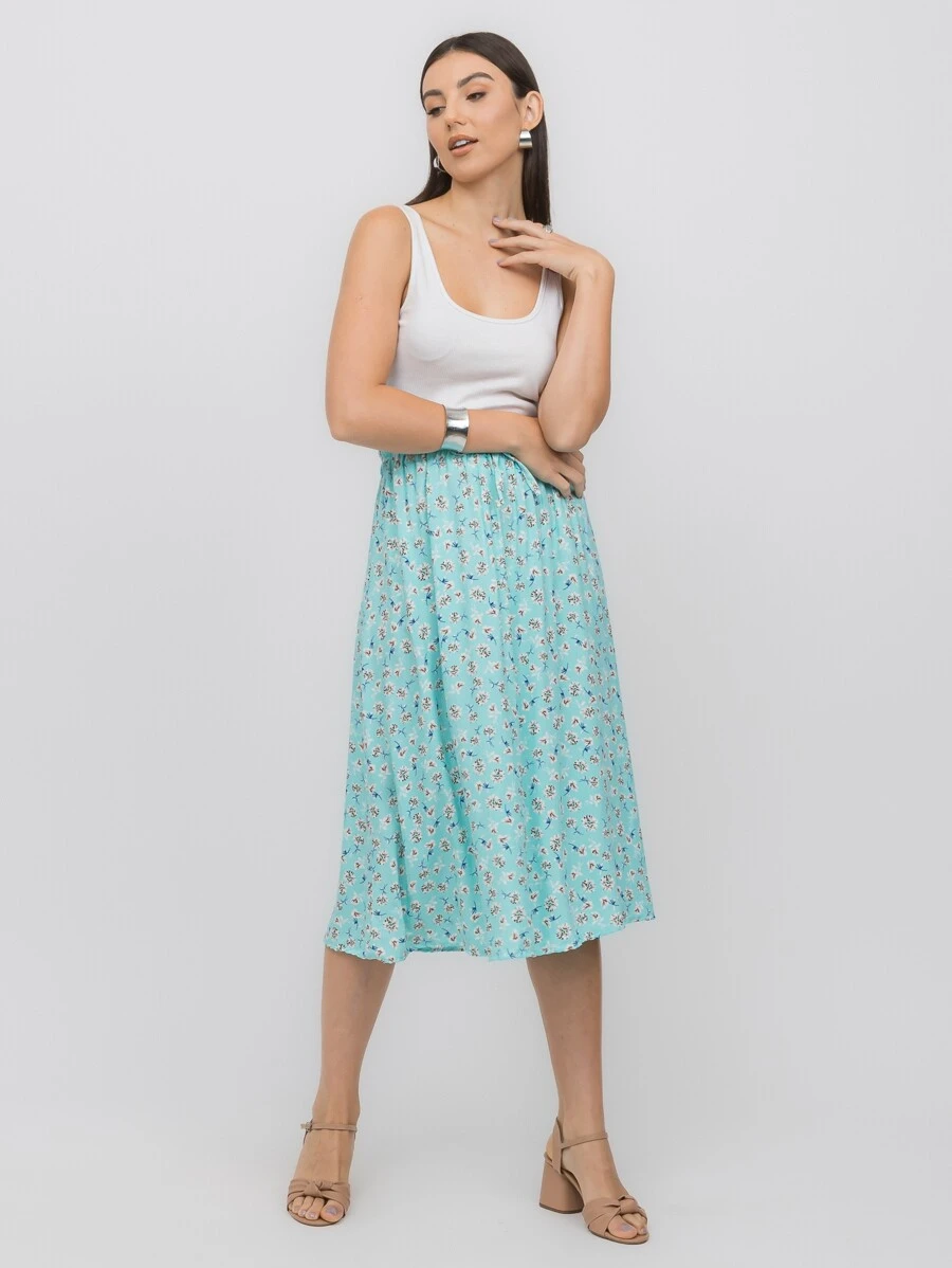 Women Skirts - Màu xanh nhạt - Xem 1