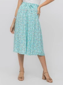 Women Skirts - Màu xanh nhạt - Xem 2